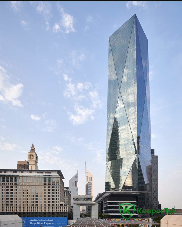 ICD Brookfield Plaza, Dubai, UAE, na ɛwɔ hɔ nnɛ